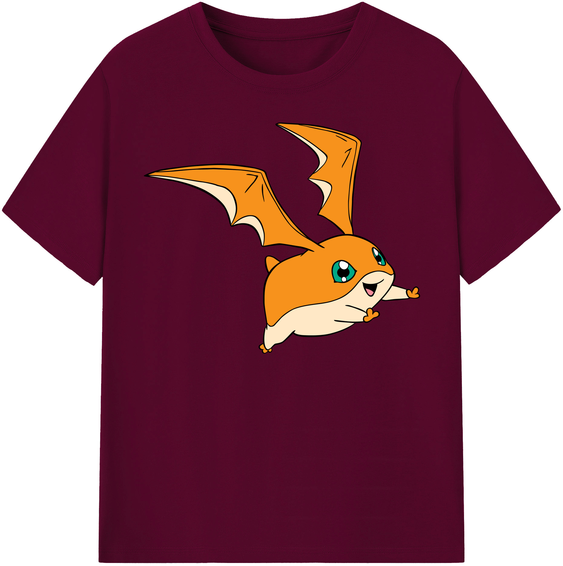 （画像用） Digimon デジタルモンスター/デジモン レディースカジュアルプリントTシャツ（綿100％）